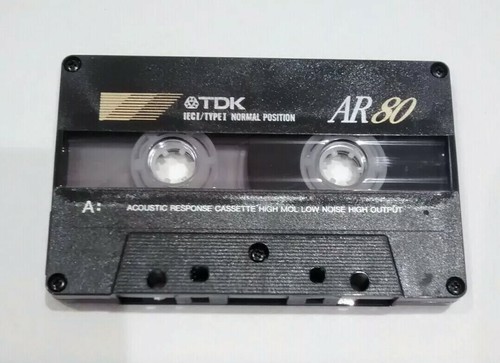 Tdk ar80 blank cassette - tdk,