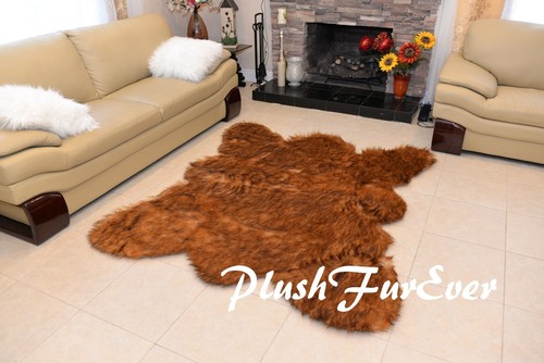 Large grizzly bearskin - large,