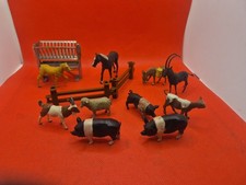 britains 1715 feed manager old farm toy & Farm Animals Accessories Bundle