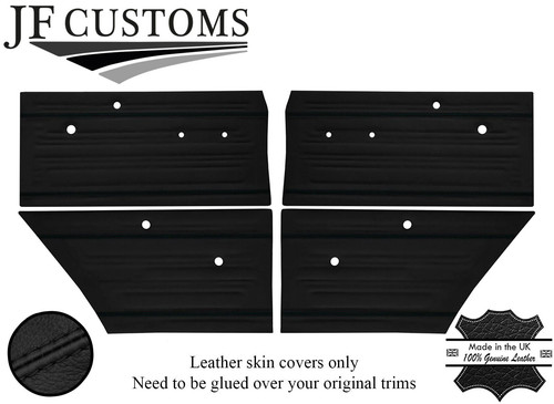 Black stitch leather front - stitch, 4x
