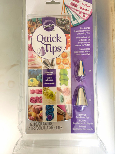 Wilton quick tips - drop, flower