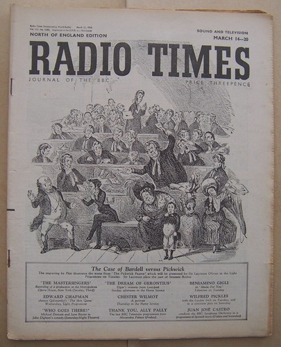 Radio times 1954 pickwick - radio, times/1954/pickwick