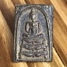 Thai Buddha Amulet Pedant, Necklace Talisman Phra Somej, THAILAND Gift for him