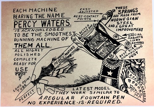 Vintage tattoo percy waters - tattoo.,