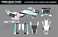 HUSQVARNA MX MOTOCROSS GRAPHICS KIT  50 65 85 125 250 350 450