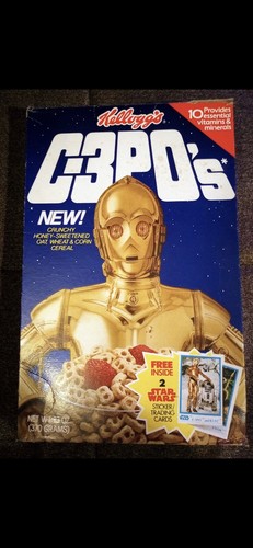 Cereal box star wars - star,