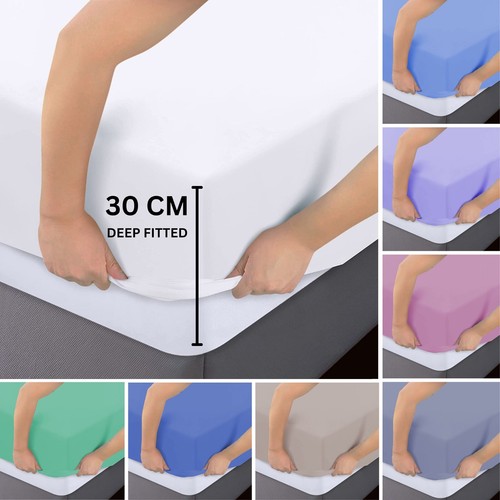 Extra deep 30cm fitted sheet - extra,
