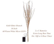 Battery Operated Gold Led