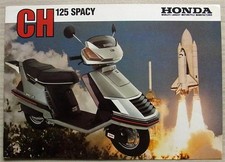 HONDA CH 125 Spacy Scooter Motorcycle Sales Brochure c1986