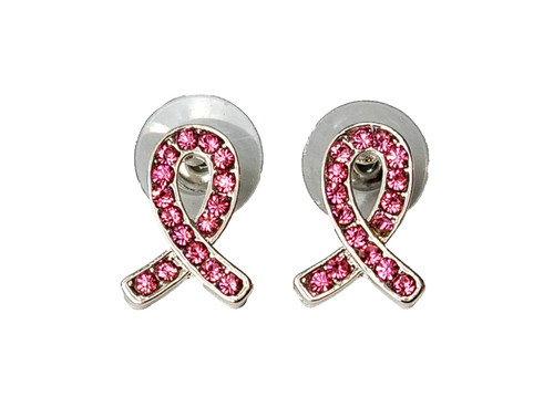 Breast cancer awareness stud - breast,