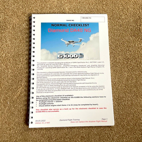 Diamond flight training da40 - training,