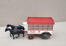 Coca-Cola horse drawn cart advertising Coca-Cola