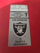 1992  Los Angeles Raiders v
