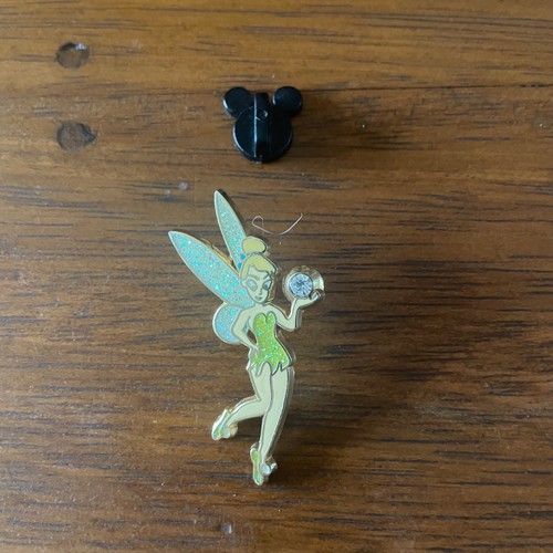 Disney glitter tinkerbell pin - glitter,