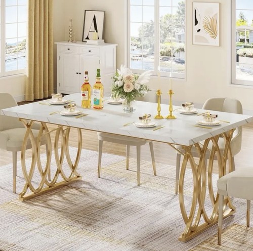 63in rectangular dining table - rectangular,