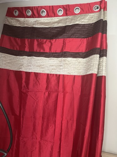 Red brown beige eyelet - red,,