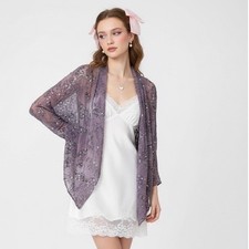 Gold Hawk Lavender Beaded