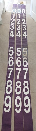 Bus destination numbers white - bus, (white