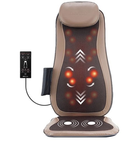 Back massager with heat - with, 3d