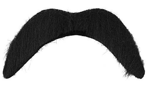 Black 70s biker mexican - 70s, tash