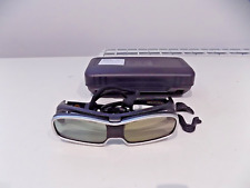 Panasonic TY-EW3D10 3D Glasses in Case Black UNTESTED Sold as SPARES