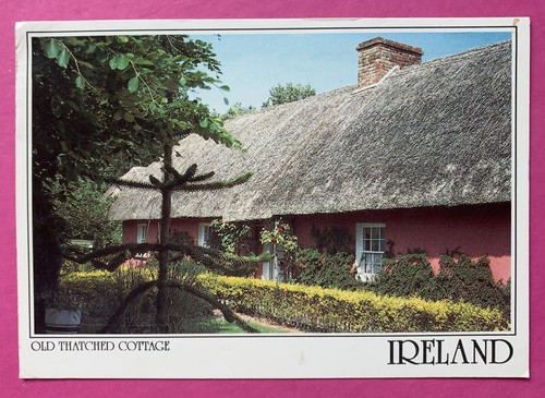 Old thatched cottage ireland - thatched,