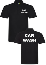 Car Wash POLO SHIRT WORKWEAR Hand Car Wash Cleaning Polishing industrial TOP