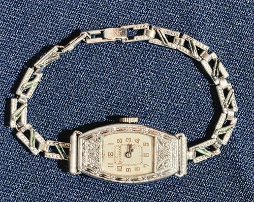 Antique bulova 1924 ladies - bulova,