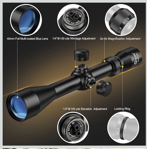Tactical rifle scope with - tactical,