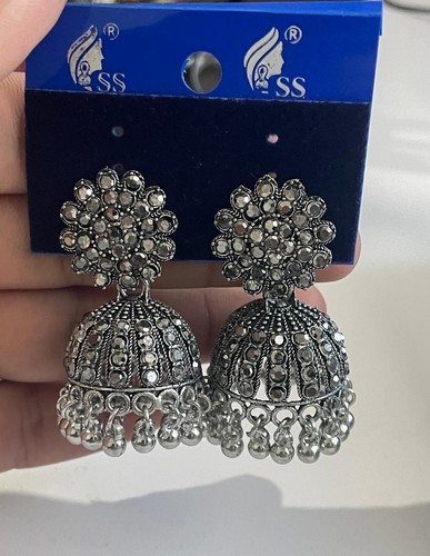 Earrings traditional jhumka - , |