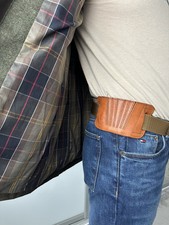 Radar 1957 concealed carry leather holster.  Fits Glock 19.  Very good condition