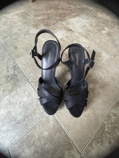 Black Platform High Heels Size 6