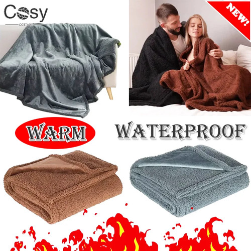 Waterproof fleece throw - waterproof,