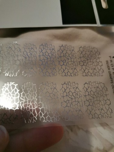 Silver giraffe outline - silver,