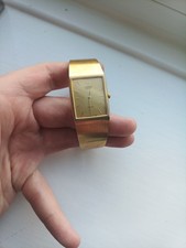 SEIKO LASSALE ULTRA THIN MEN GOLD DRESS  BRACELET WATCH JAPAN