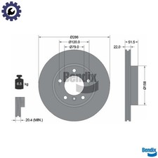 2x BRAKE DISC BDS1141HC FOR