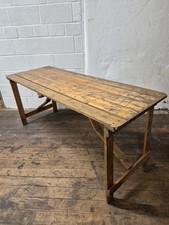 Vintage rustic wooden folding - vintage,