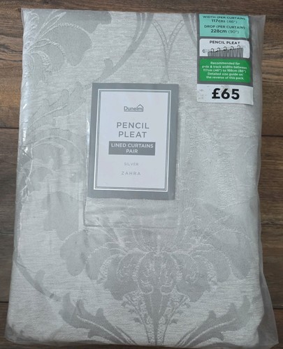 Dunelm pencil pleat zahra - dunelm,