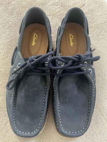 Mens clarks blue durleigh sail - clarks,