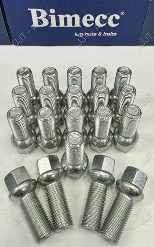 Alloy wheel bolts - bolts, silver