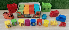 ZOMLINGS Houses x12/Ice Cream Parlour/Fire Station/Towers Bundle NO FIGURES