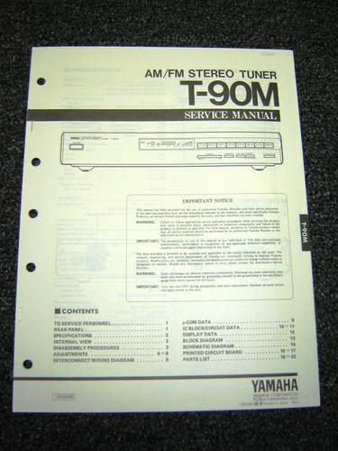 Original yamaha 90m - t-90m, service