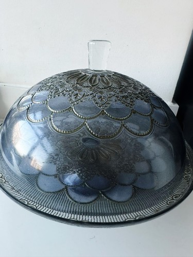 Glass tray cake display - tray,