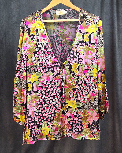 Zepla floral chiffon tie - zepla,