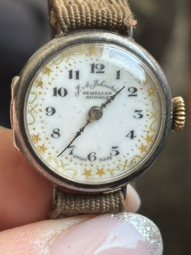 Rare wwi vintage silver trench - rare,