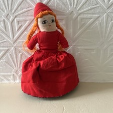 Little Red Riding Hood Rag Cloth Doll 18cm Topsy Turvy Grandmother Wolf
