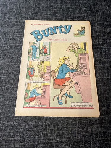 Bunty comic march 1969 - comic,