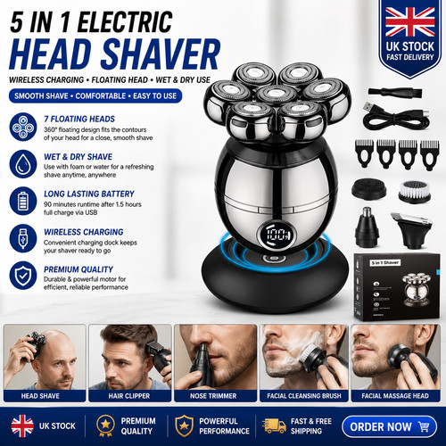 Men electric head shaver - men's,