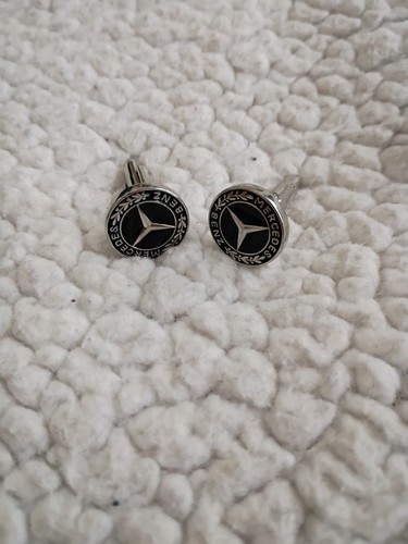 Mercedes logo cufflink - mercedes,