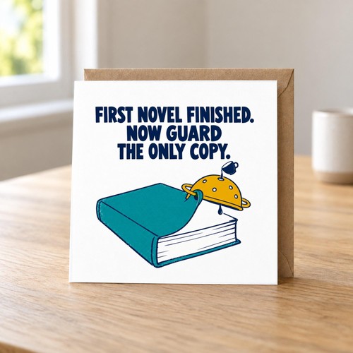 Funny first novel finished - funny,